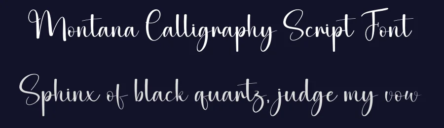 Montana Calligraphy Script Font by andikastudio — Script Handwritten Font — thumbnail 2