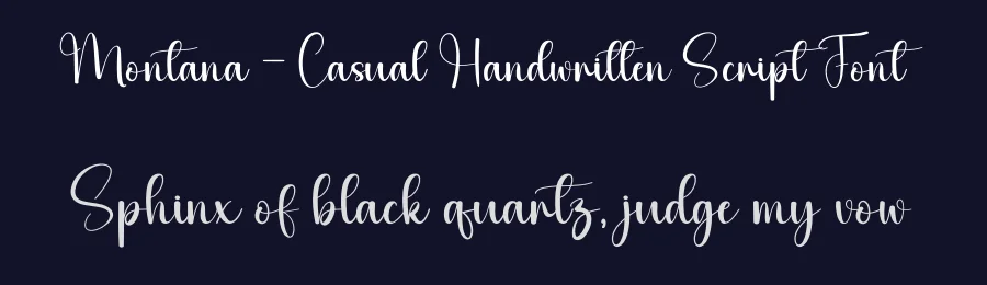 Montana – Casual Handwritten Script Font by andikastudio — Script Handwritten Font — thumbnail 2