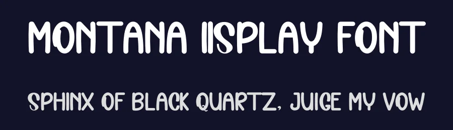 Montana Display Font by inermediaSTUDIO — Display Font — thumbnail 2