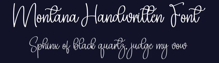 Montana Handwritten Font by creativeletter — Script Handwritten Font — thumbnail 2