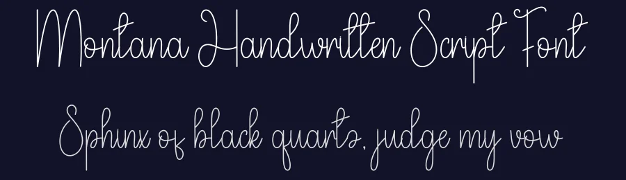 Montana Handwritten Script Font by andikastudio — Script Handwritten Font — thumbnail 2