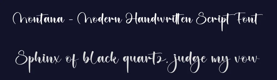 Montana – Modern Handwritten Script Font by andikastudio — Script Handwritten Font — thumbnail 2