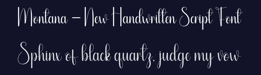 Montana – New Handwritten Script Font by andikastudio — Script Handwritten Font — thumbnail 2
