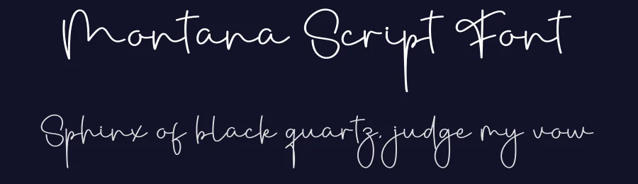 Montana Script Font by creativeletter — Script Handwritten Font — thumbnail 2
