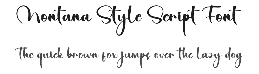 Montana Style Script Font by andikastudio — Script Handwritten Font