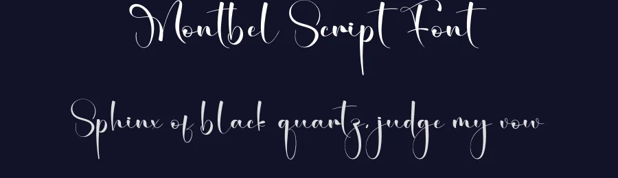 Montbel Script Font by creativeletter — Script Handwritten Font — thumbnail 2