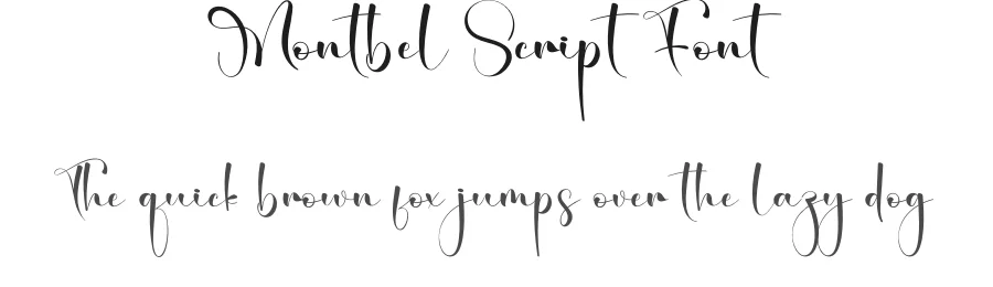 Montbel Script Font by creativeletter — Script Handwritten Font