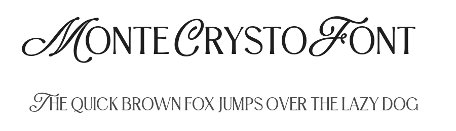 Monte Crysto Font by Krismagraph — Serif Font