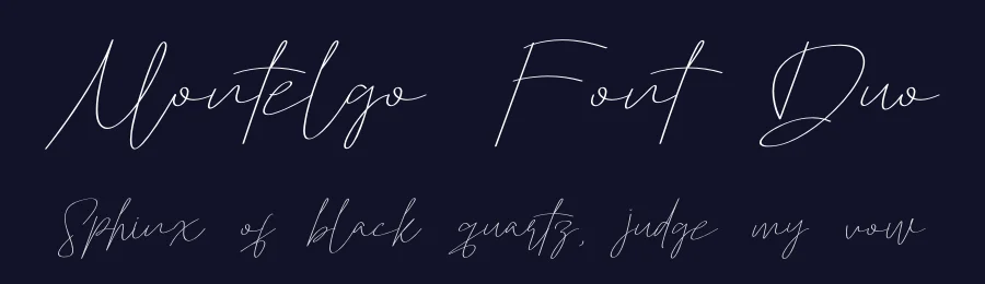 Montelgo Font Duo by jadatype — Sans Serif Font — thumbnail 2