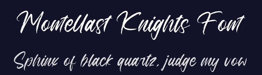 Montellast Knights Font by letterenastudios — Script Handwritten Font — thumbnail 2