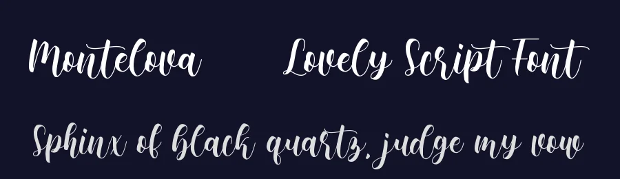 Montelova – Lovely Script Font by Almarkha Type — Decorative Font — thumbnail 2