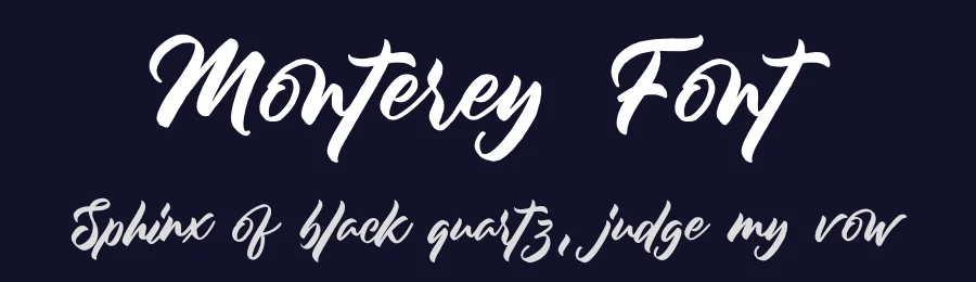 Monterey Font by Alpaprana — Script Handwritten Font — thumbnail 2