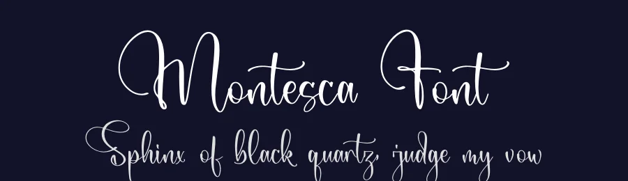 Montesca Font by letterfabric — Script Handwritten Font — thumbnail 2