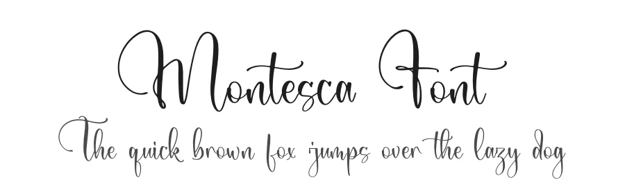 Montesca Font by letterfabric — Script Handwritten Font