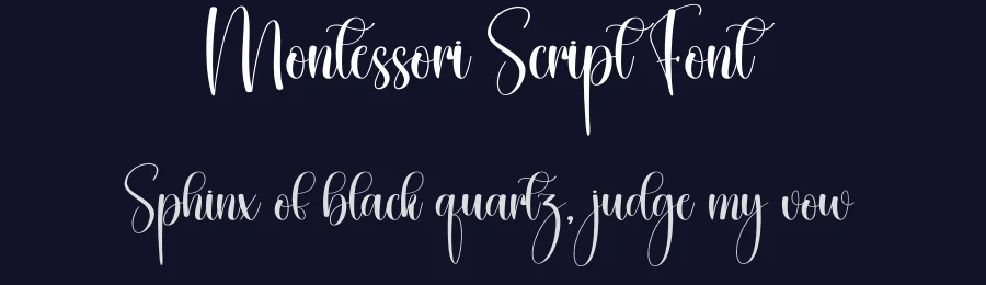 Montessori Script Font by creativeletter — Script Handwritten Font — thumbnail 2
