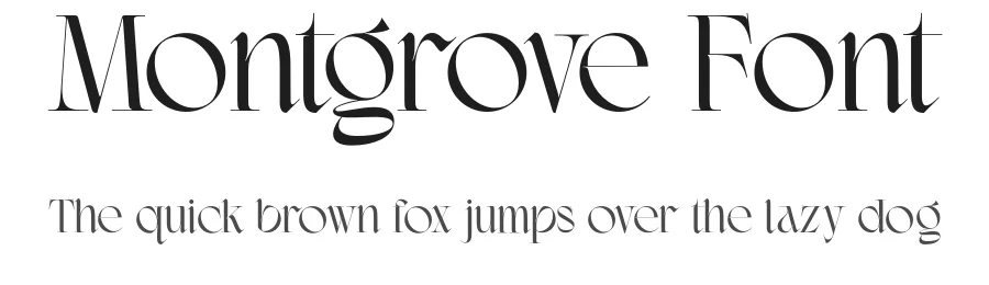 Montgrove Font by Surplus Type Co — Serif Font