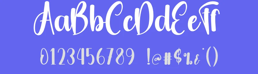 Month February Script Font by creativeletter — Script Handwritten Font — thumbnail 3