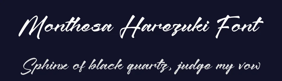 Monthesa Harezuki Font by letterenastudios — Script Handwritten Font — thumbnail 2