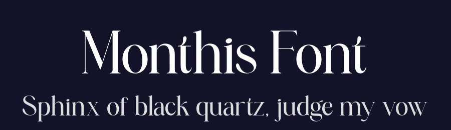 Monthis Font by saemooncreative — Serif Font — thumbnail 2