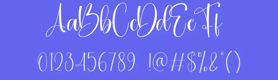 Monthy Calligraphy Script Font by creativeletter — Script Handwritten Font — thumbnail 3