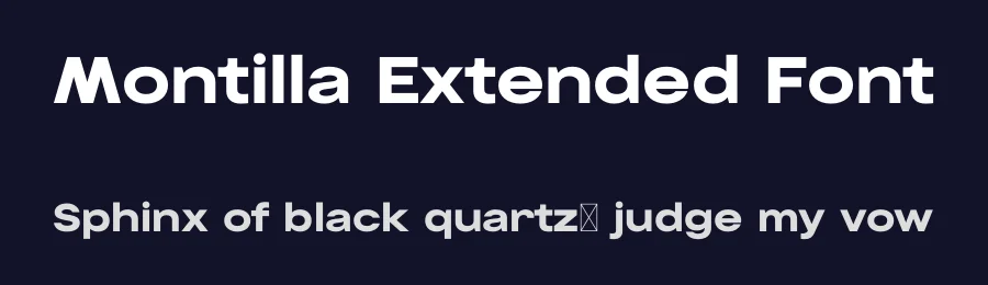 Montilla Extended Font by Zafara — Decorative Font — thumbnail 2