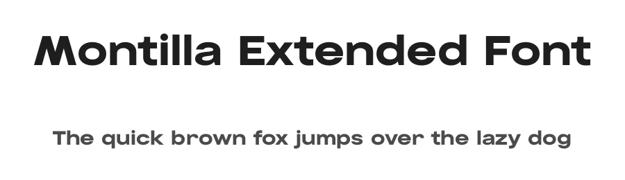 Montilla Extended Font by Zafara — Decorative Font
