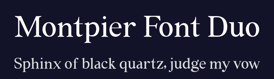 Montpier Font Duo by Fourlines Design — Serif Font — thumbnail 2