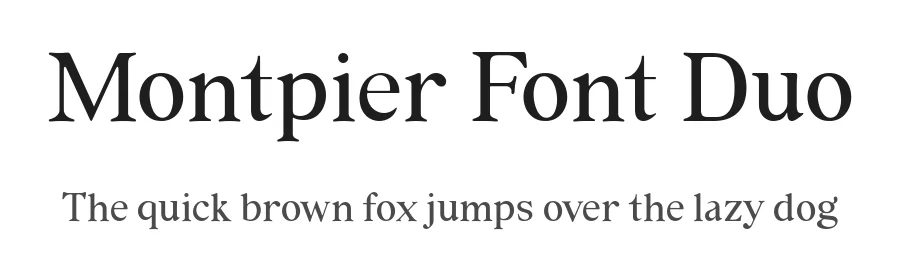 Montpier Font Duo by Fourlines Design — Serif Font
