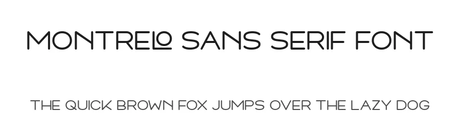 Montrelo Sans Serif Font by Creatype Studio — Sans Serif Font