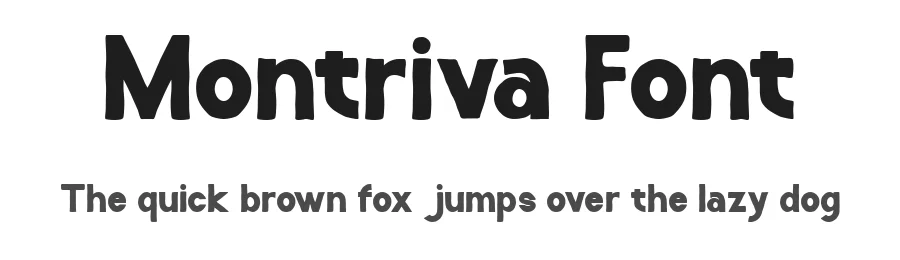 Montriva Font by Muksalcreative — Display Font