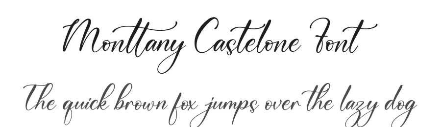 Monttany Castelone Font by letterfabric — Script Handwritten Font