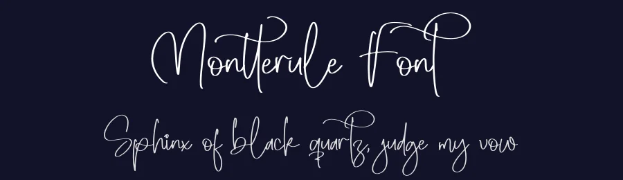Montterule Font by perspectype — Script Handwritten Font — thumbnail 2