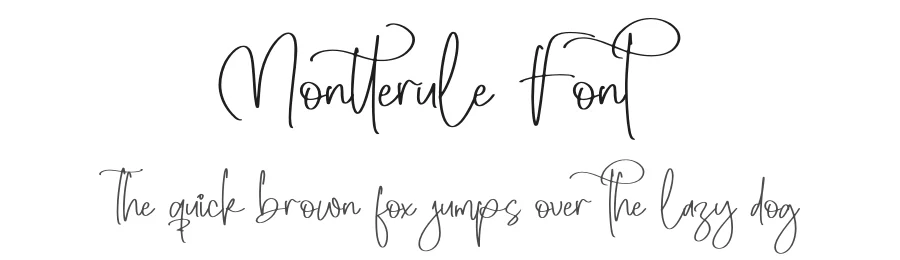 Montterule Font by perspectype — Script Handwritten Font
