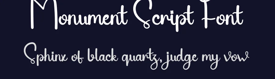 Monument Script Font by andikastudio — Script Handwritten Font — thumbnail 2