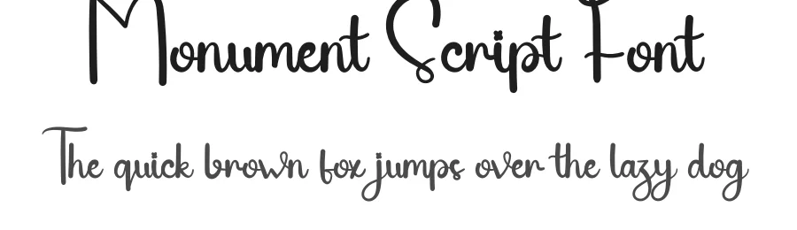 Monument Script Font by andikastudio — Script Handwritten Font