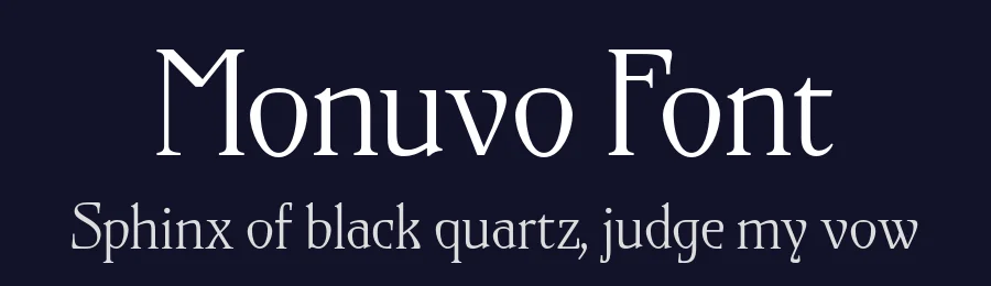 Monuvo Font by Bolditalic Studio — Serif Font — thumbnail 2