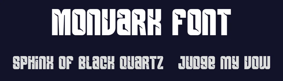 Monvark Font by Flawless And Co — Sans Serif Font — thumbnail 2