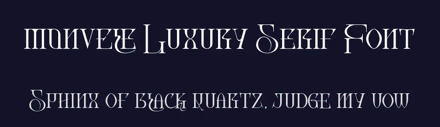 Monvele Luxury Serif Font by Letterara Studio — Decorative Font — thumbnail 2