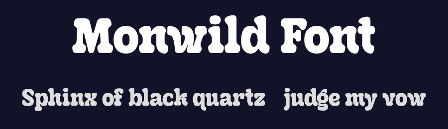 Monwild Font by Dharmas Studio — Decorative Font — thumbnail 2