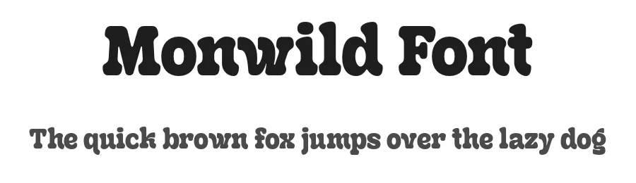 Monwild Font by Dharmas Studio — Decorative Font