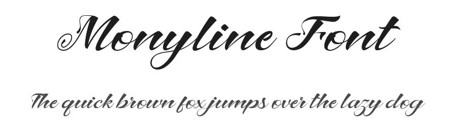 Monyline Font by metafontsy — Script Handwritten Font