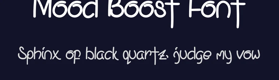 Mood Boost Font by Cikal — Display Font — thumbnail 2