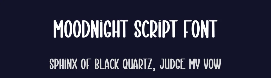 Moodnight Script Font by creativeletter — Display Font — thumbnail 2