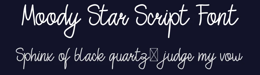 Moody Star Script Font by edricstudio — Script Handwritten Font — thumbnail 2
