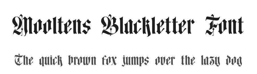 Mooltens Blackletter Font by timelesstype.co — Blackletter Font