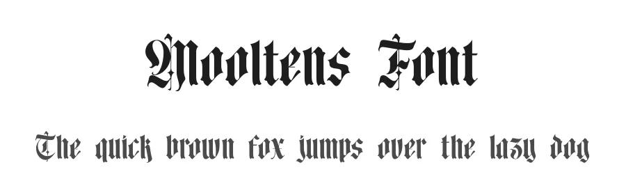 Mooltens Font by timelesstype.co — Blackletter Font