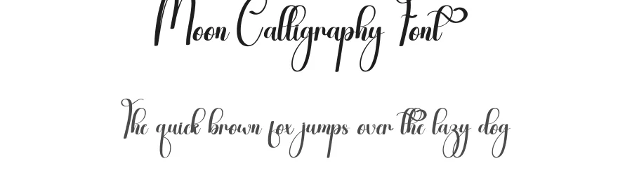Moon Calligraphy Font by andikastudio — Script Handwritten Font