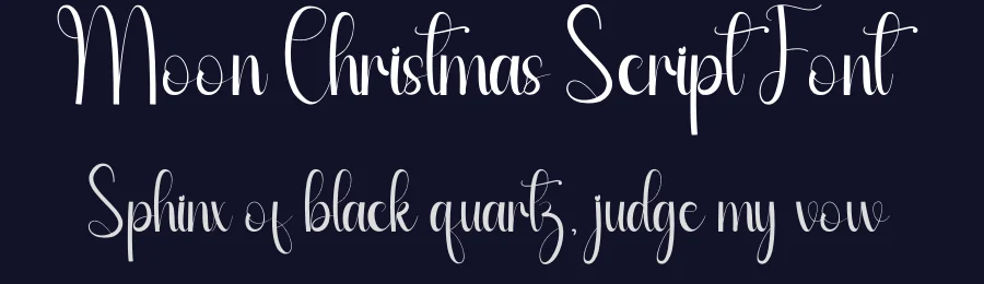 Moon Christmas Script Font by andikastudio — Script Handwritten Font — thumbnail 2