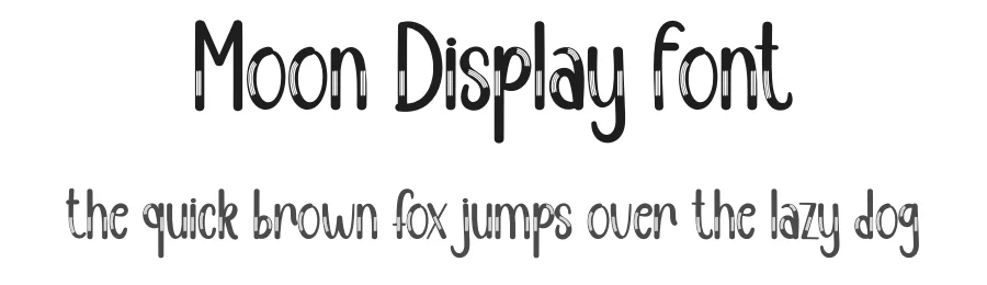 Moon Display Font by andikastudio — Script Handwritten Font