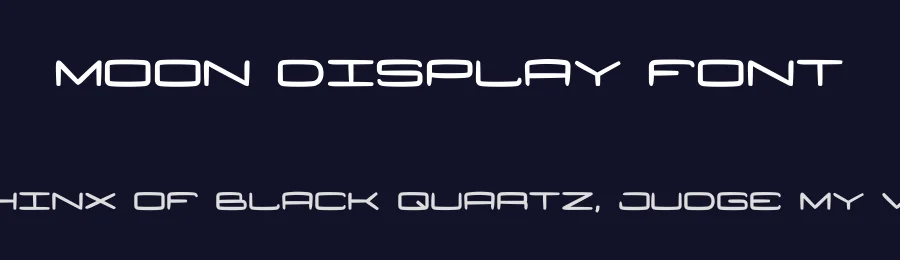 Moon Display Font by DonMarciano — Display Font — thumbnail 2